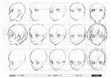 Anime Face Drawing Head Girl Angles Faces Template Reference Heads Uploaded User Techniques sketch template