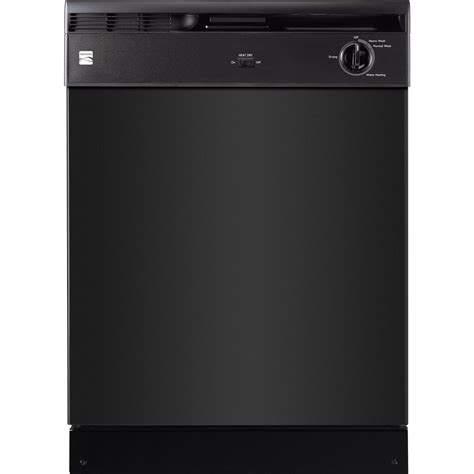 kenmore   built  dishwasher black