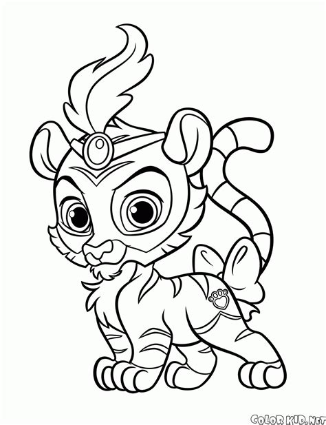 disney princesss palace pets  coloring pages