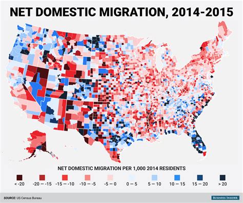 census bureau county domestic migration map business insider