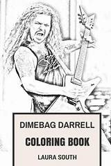 Dimebag Darrell Cking Guitarist sketch template