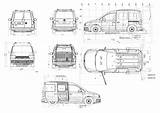 Volkswagen Caddy Blueprint 3d Van Transporter Vivaro Related Posts Drawingdatabase sketch template