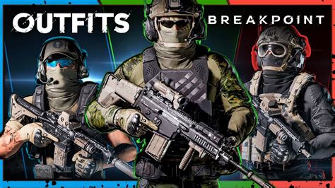 ghost style outfits ghost recon breakpoint youtube