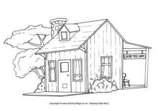 farm colouring pages house colouring pages farm coloring pages