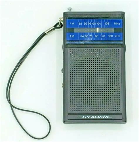 vintage model   realistic  fm transistor radio radio shack  picclick
