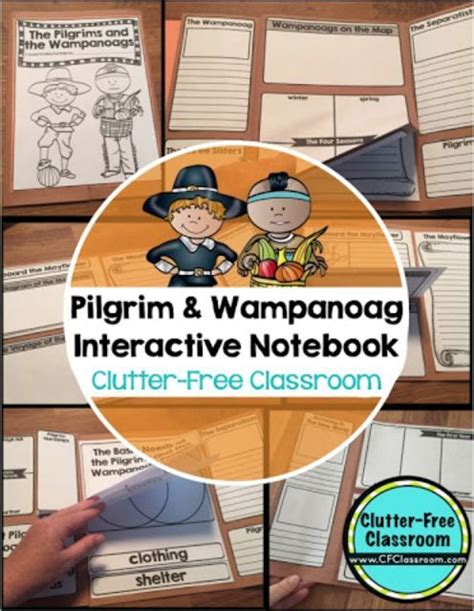 pilgrims wampanoags and the first thanksgiving thanksgiving books interactive notebooks