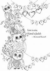 Adults Owl Coloriage Dover Owls Mandala Omeletozeu Doverpublications Everfreecoloring sketch template