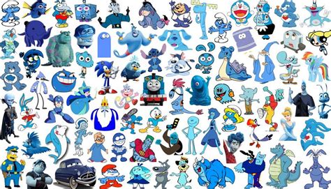 click  blue cartoon characters blue cartoon character cartoon