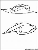 Coloring Spaceships sketch template