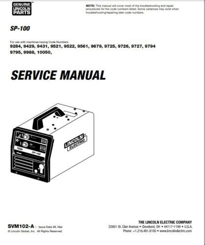 lincoln sp  technical manual ebay