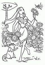 Pocahontas Garden Coloring Meeko Flit Play Princess Pages Sheets Choose Board sketch template