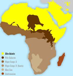 afro asiatic language family map
