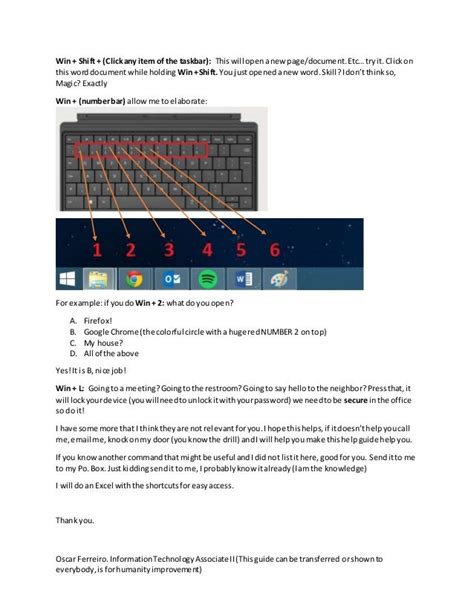 keyboard shortcuts guide