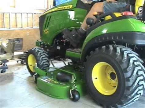 john deere autoconnect  mower   wider side view youtube