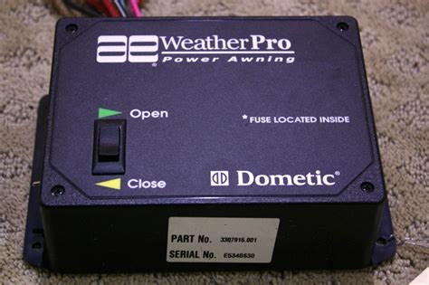 rv accessories  rv dometic ae weather pro power awning control switch  sale rv exterior