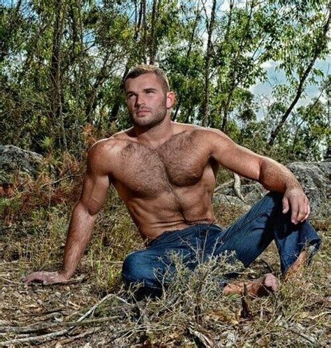 into the woods hairy hunks guys hairy