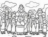 Disciples Jesus Coloring Pages Printable His Cartoon Names Little Big Calling Friends Printables Planet Planets Lovely Color Template Od Getcolorings sketch template