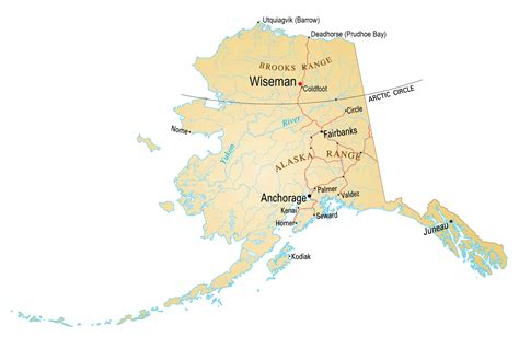 map  alaska arctic getaway