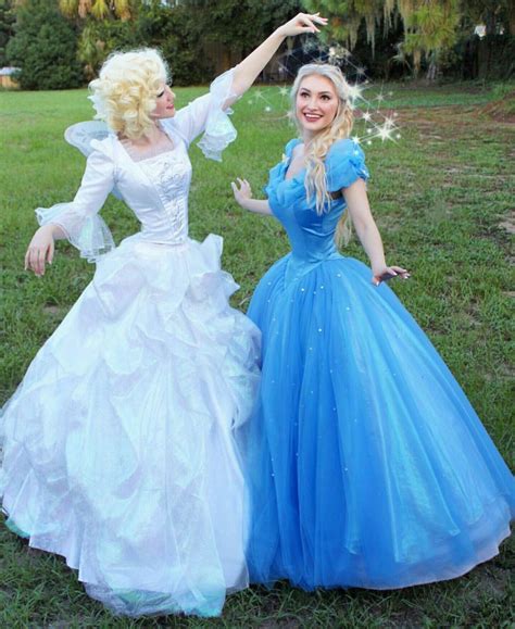 Amazing Cinderella Cosplay With Fairy Godmother