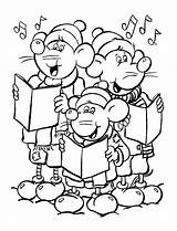 Christmas Coloring Pages Singing Songs Song Mice Singers Printable Colouring Print Cartoon Kids Getcolorings Disney Color Rats Sheets Animals Book sketch template
