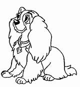 Lady Tramp Coloring Pages Disney Colouring Drawing Color Getdrawings Printable Getcolorings sketch template