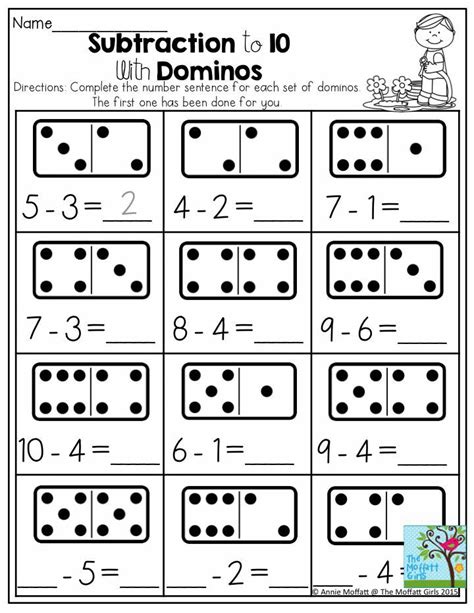 domino math worksheets   gmbarco
