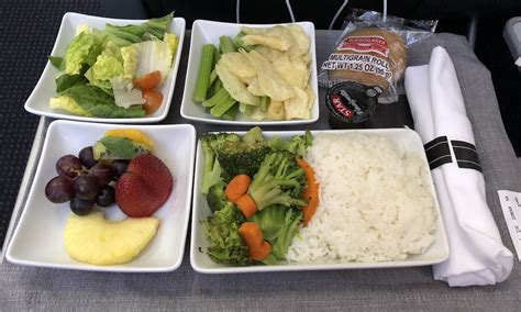 Not All American Airlines Asian Vegetarian Meals Are Created Equal