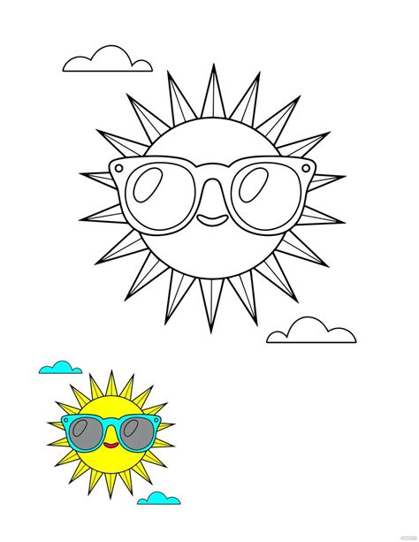 summer coloring page coloring page printables kidadl