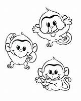 Monkey Sock Coloring Getdrawings Pages sketch template