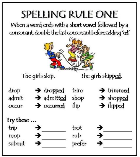worksheet  spelling  word spelling rules  pictures  words