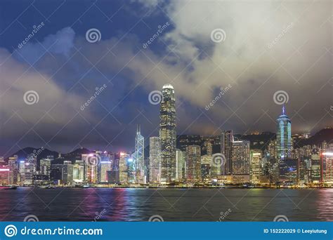 Victoria Harbor Of Hong Kong City Stock Image Image Of Hong Harbour