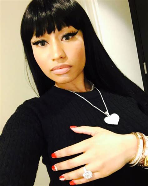 Nicki Minaj Keeps Showing Off Her Huge Diamond Ring From Meek Mill E