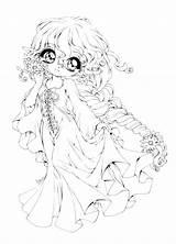 Coloring Pages Anime Mermaid Japanese Printable Getdrawings Getcolorings sketch template