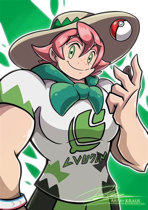 Gym Leader Milo By Kraus Illustration On Deviantart Cute Pokemon