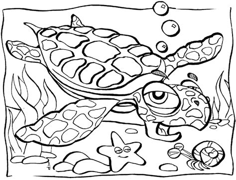 animal colouring pages  kids animal ocean coloring pages