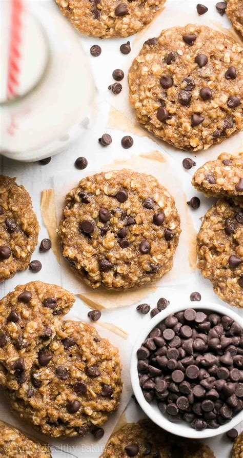 chocolate chip eggnog oatmeal cookies amys healthy baking