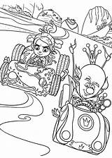 Coloring Vanellope Pages Ralph Wreck Getdrawings Getcolorings sketch template