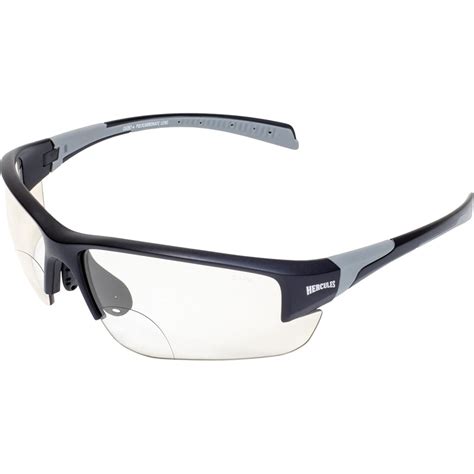 Hercules 7 24 Hour Photochromic Bifocal 2 0 Lens Safety Glasses Clear