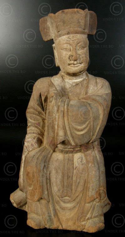 statue taoiste chinoise yac minorite yao lantien chine du sud