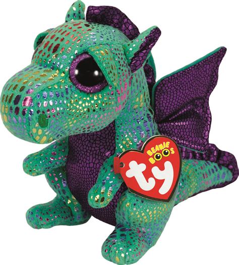 ty beanie boos cinder green dragon cm skroutzgr