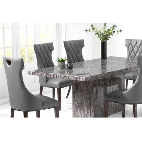 table chairs  seater marble dining table set  home rs