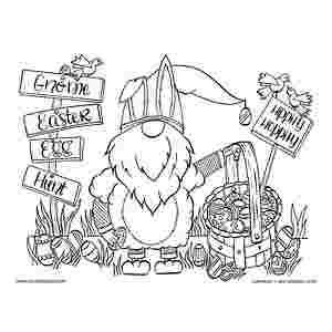 scandinavian gnome coloring pages coloring pages gnomes easter