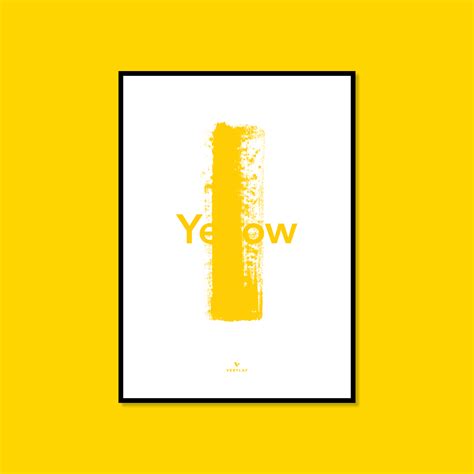 verylaf yellow print yellow