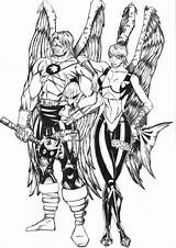 Hawkgirl Hawkman Deviantart sketch template