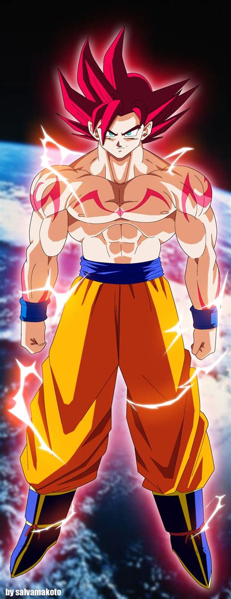 the super saiyan god by salvamakoto on deviantart dragon ball z