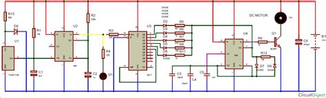 wireless dc motor speed control circuit  ir remote   timer ic