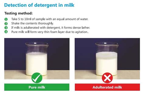 detergent in milk clay in coffee 10 simple tests to detect adulterated food at home the news