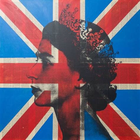 Queen Elizabeth Ii Painting Art Painting Pop Art