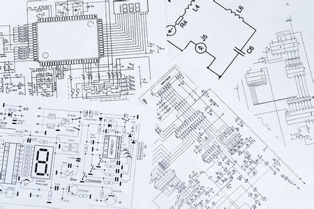 electrical diagrams electronic schematic printed   symbols  electronic components