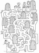 Maze Dover Mazes Doverpublications sketch template
